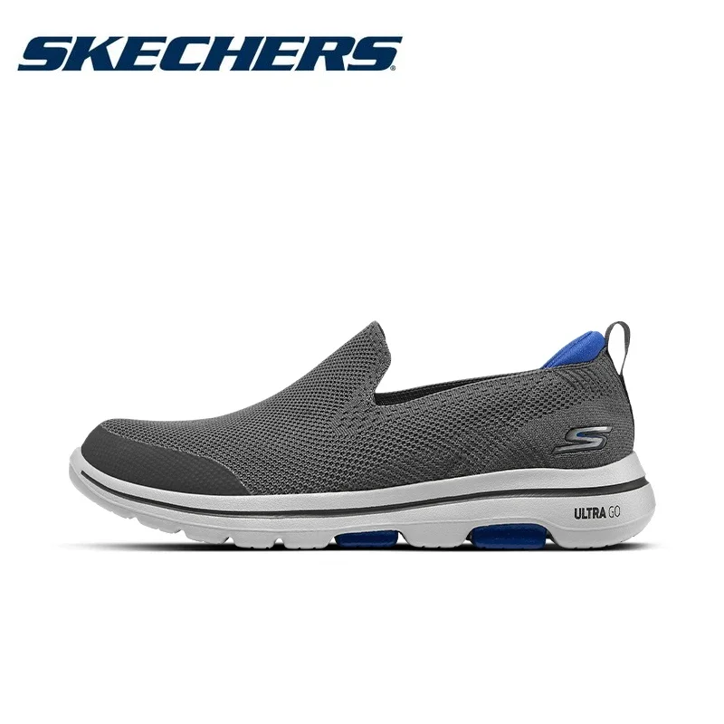 Skechers oryginalne męskie buty GO WALK Casual buty sportowe na świeżym powietrzu siatkowe oddychające buty do chodzenia ULTRA GO męskie Tenis