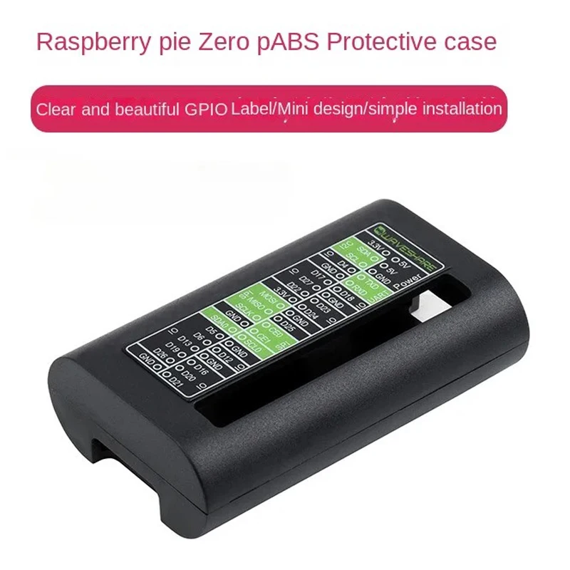 Zero ABS protective case Enclosure, ABS Protection Case for Raspberry Pi Zero 2 W/Pi 2 WH/Pi W/Pi  WH (Case Only