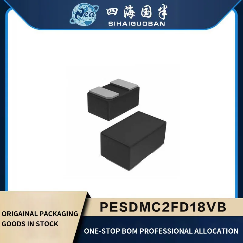 10PCS New Packaging PESDMC2FD18VB DFN1006 Electrostatic Discharge (ESD) Protection Device