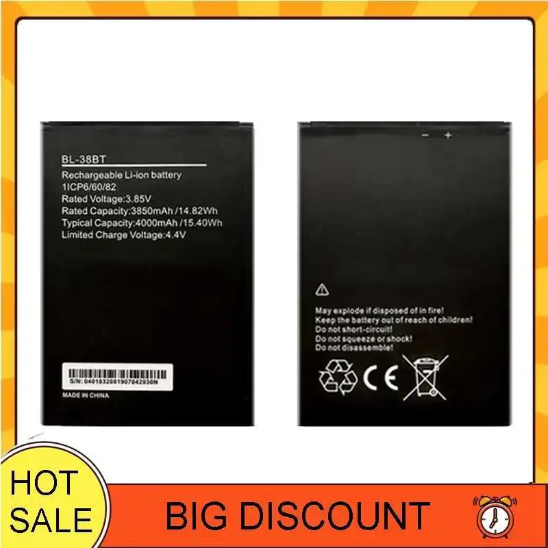 

For Tecno BL-38BT 4000mAh Mobile Phone Battery Reliable Power Supply