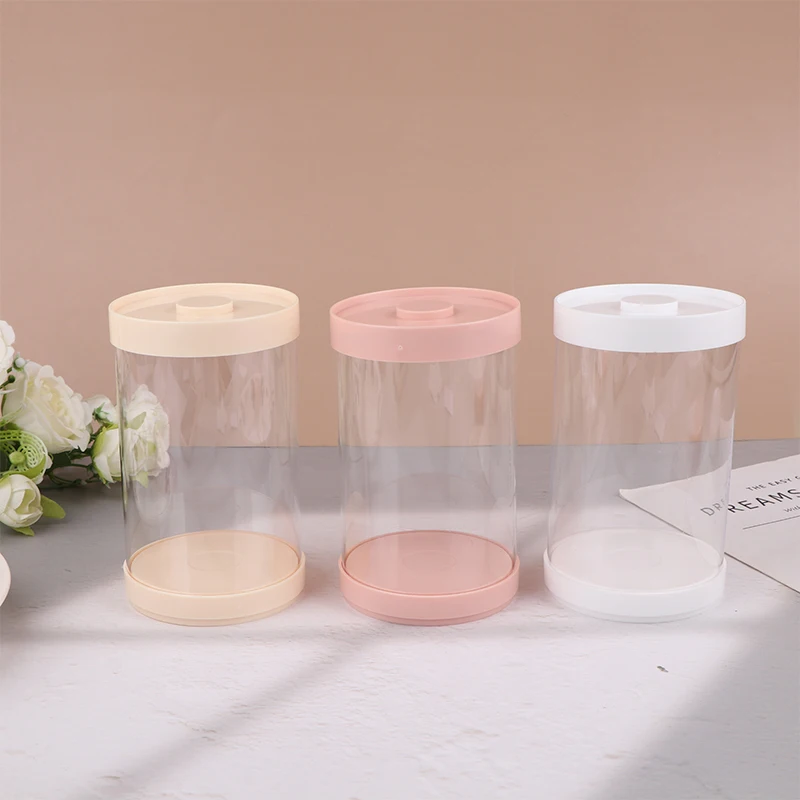 2Pcs Transparent Acrylic Display Organizer Figures Collectible Cosmetics Jewelry Display Stands Toy Model Display Stand