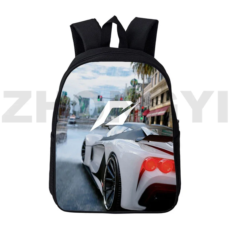 Kindergarten Kids School Bags 12/16 Inch Anime Need for Speed Backpacks NFS Print Pattern Small Mochila Men Women Business Bag