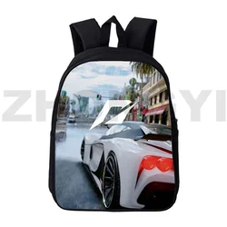 Kindergarten Kids School Bags 12/16 Inch Anime Need for Speed Backpacks NFS Print Pattern Small Mochila Men Women Business Bag