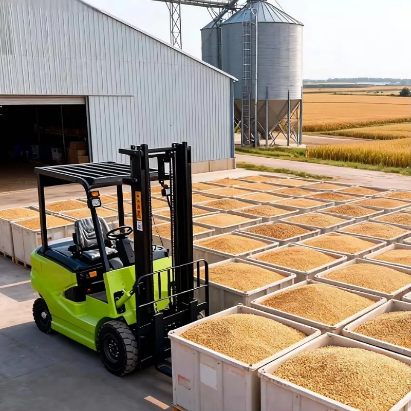 Customized Flexible Rental-Optimized 1.5T 2 Ton 3T Electric Forklifts () Lithium-Ion Battery For Short-Term Project-Based