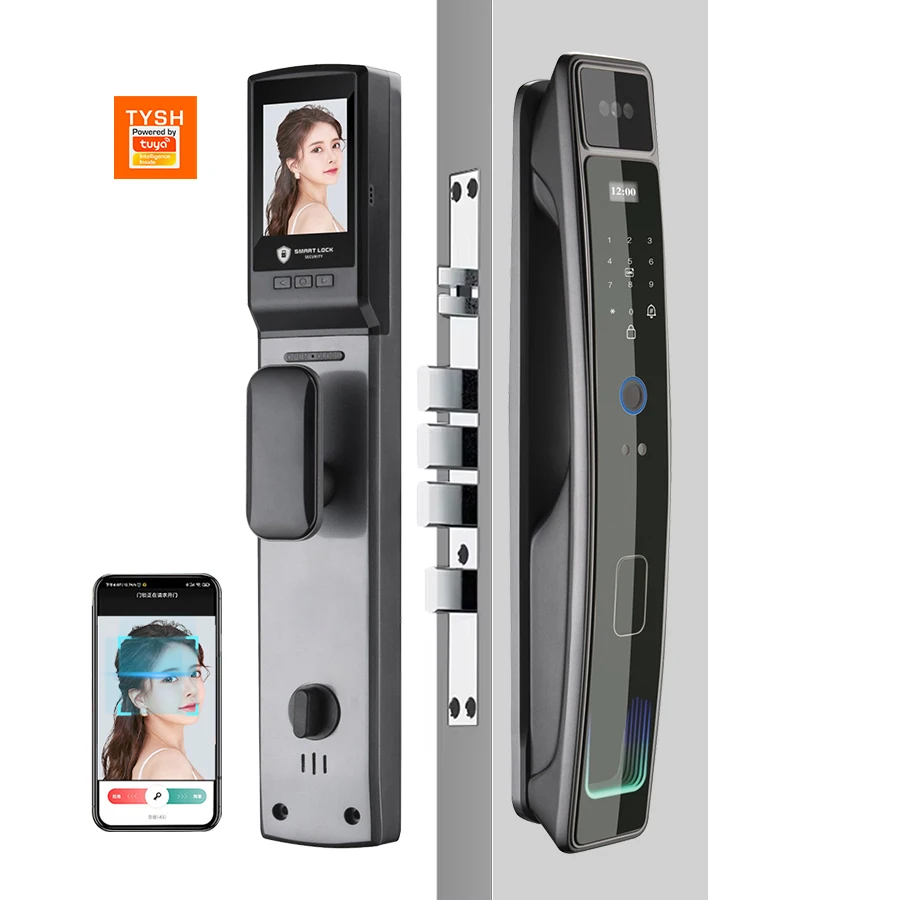 Serratura intelligente STLF Ai con serratura blu con impronta digitale Cerradura Tuya Smart Zeggbee Inteligente Serrature