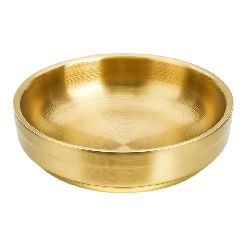 Small Gold Metal Jewelry Holder Perfect For Cosmetics Keys Coin Storage Tray