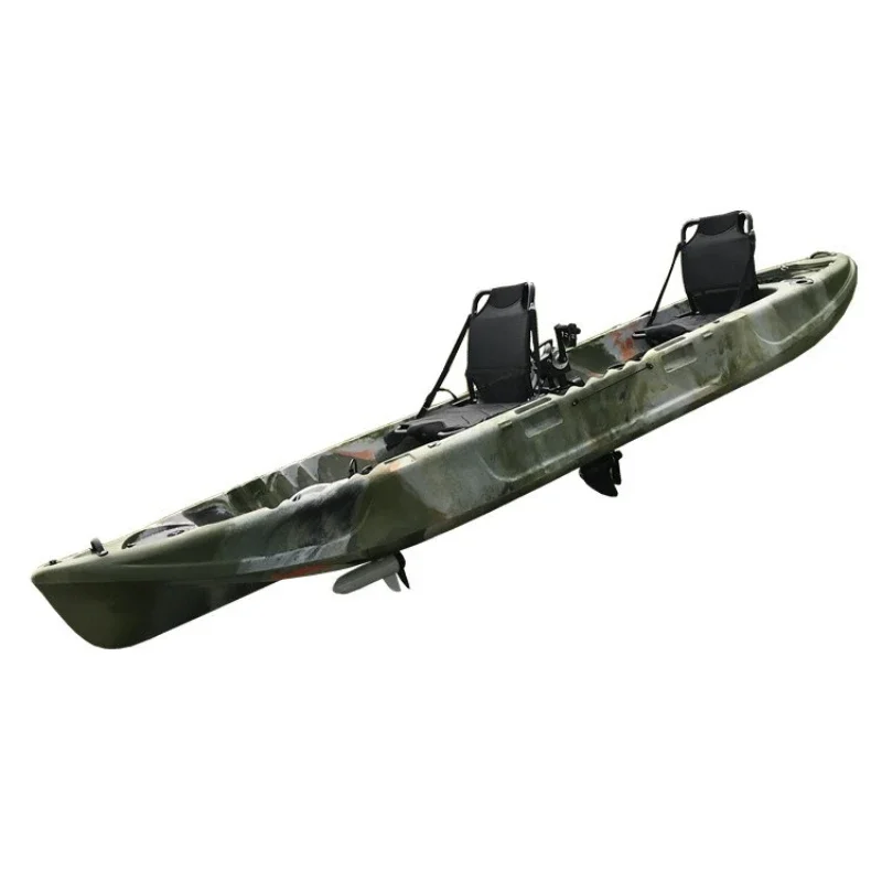 Double pedal boat + electric motor boat, kayak