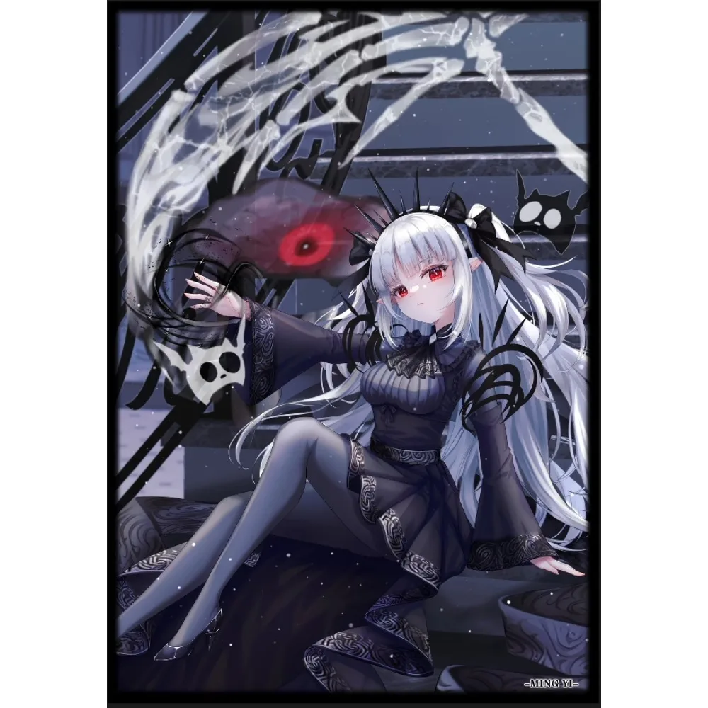 

60PCS/SET Yu-Gi-Oh! Card Sleeves Laser Shadowless Card Protective Cover Self-made Anime Peripheral Game Card Holiday Gift