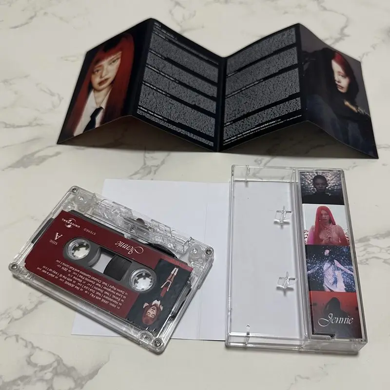 JENNIE Kim Jennie Solo Album Ruby Korean Music Cassette Brand New Unopened With Lyrics Booklet Collectors K Pop
