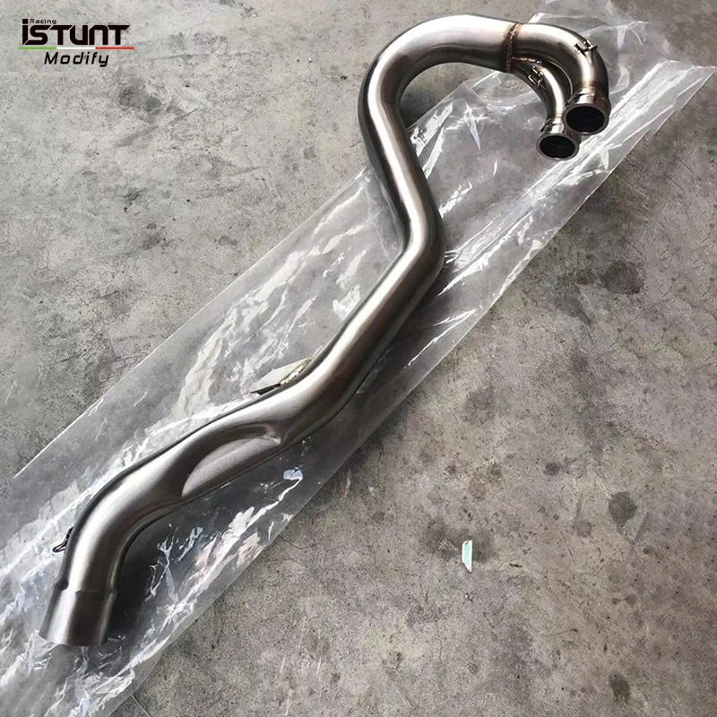 Motorcycle Exhaust Escape Modify System Front Link Pipe Connect original Muffler 50.5mm Slip On For KTM 450 EXC For KTM450 SX-F