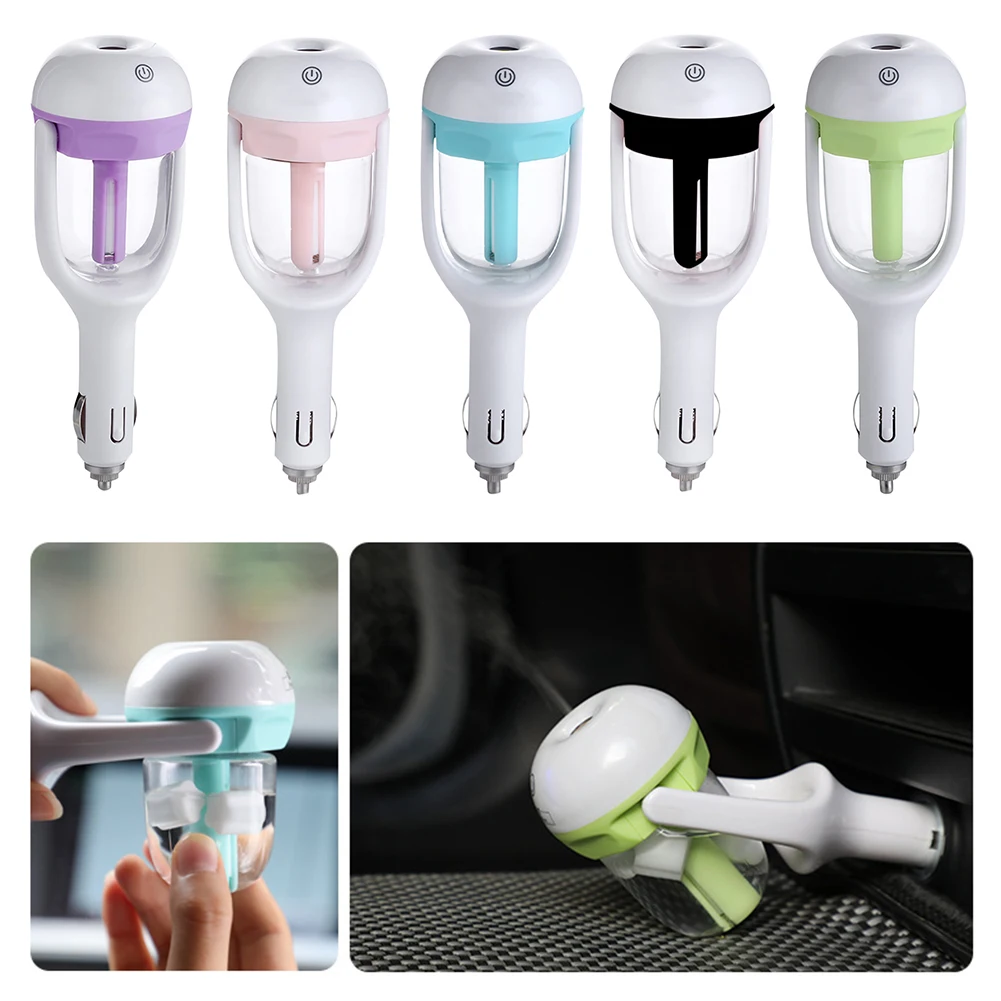 1PC Car Air Humidifier Mini Steam Air Purifier Aroma Diffuser Essential Oil Aromatherapy Diffuser Mist Maker Sprayer For Car