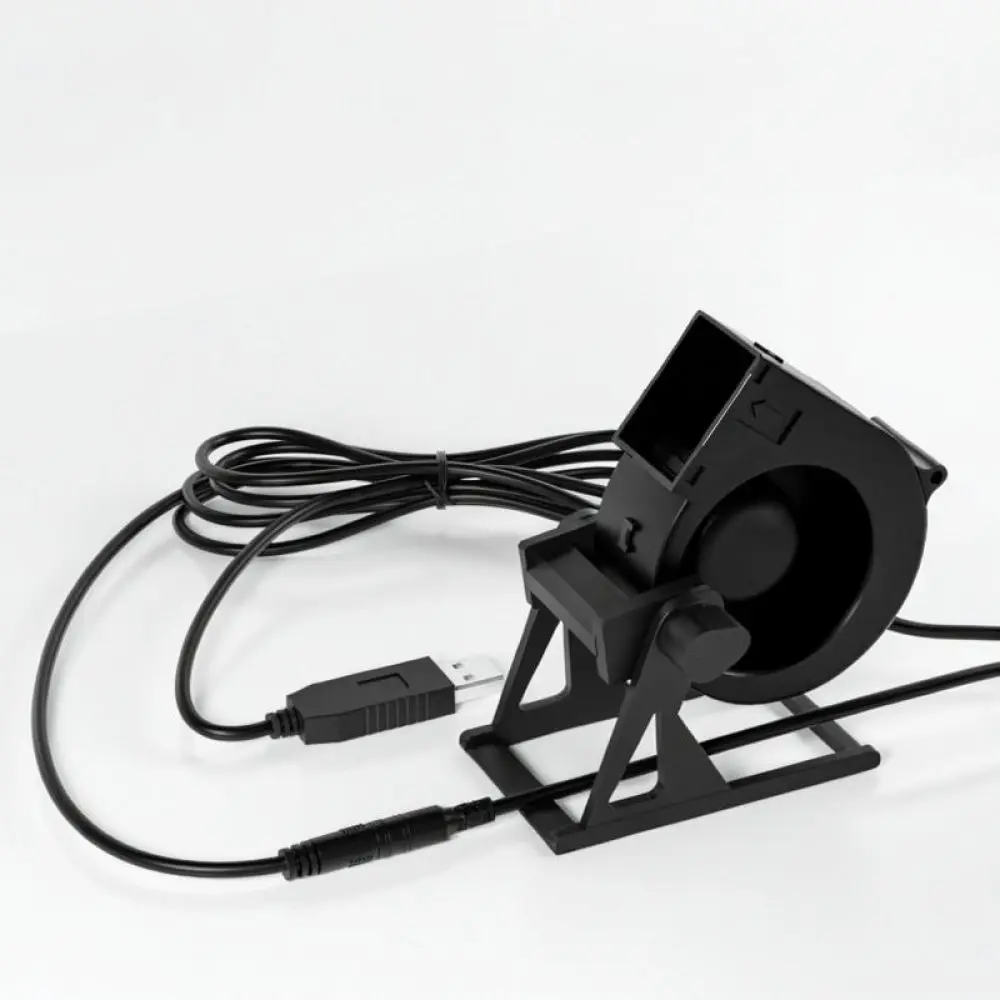 Mini USB Desk Blower Fan Quiet Portable Cooler For Office Workspace Car Interior Cooling Airflow Variable Speed Cooling Gadget