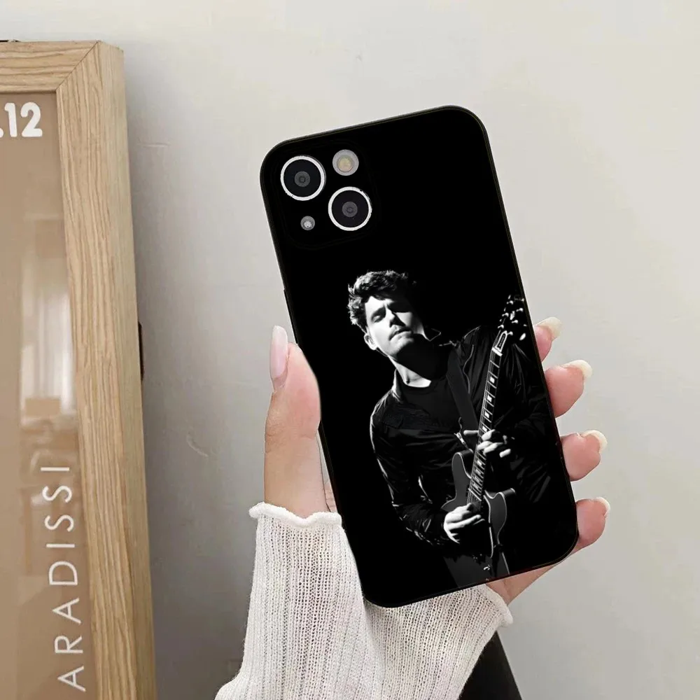 J-John Mayer Phone Case For iPhone 15,14,13,12,11 Plus,Pro,Max,XR,XS,X,7,8 Plus,SE,Mini Silicone Soft