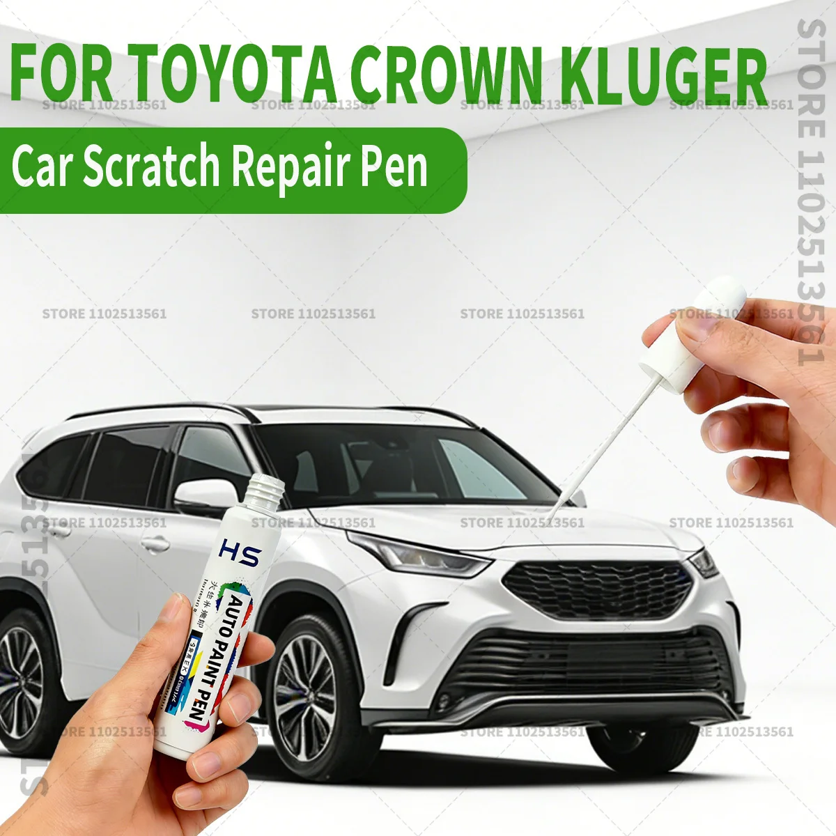 

Ручка-корректор для ремонта автомобильной краски, средство для удаления царапин, аксессуары для авто, цвета: жемчужно-белый, коричневый, черный, парижский красный, для Toyota Crown Kluger