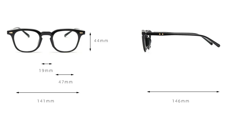 KOCOLIOR Neue hochwertige Anti-Blaulicht-Mechrome Brille für Herren und Damen, literarische Retro-Brille mit kleinem quadratischem Rahmen – Detail 3