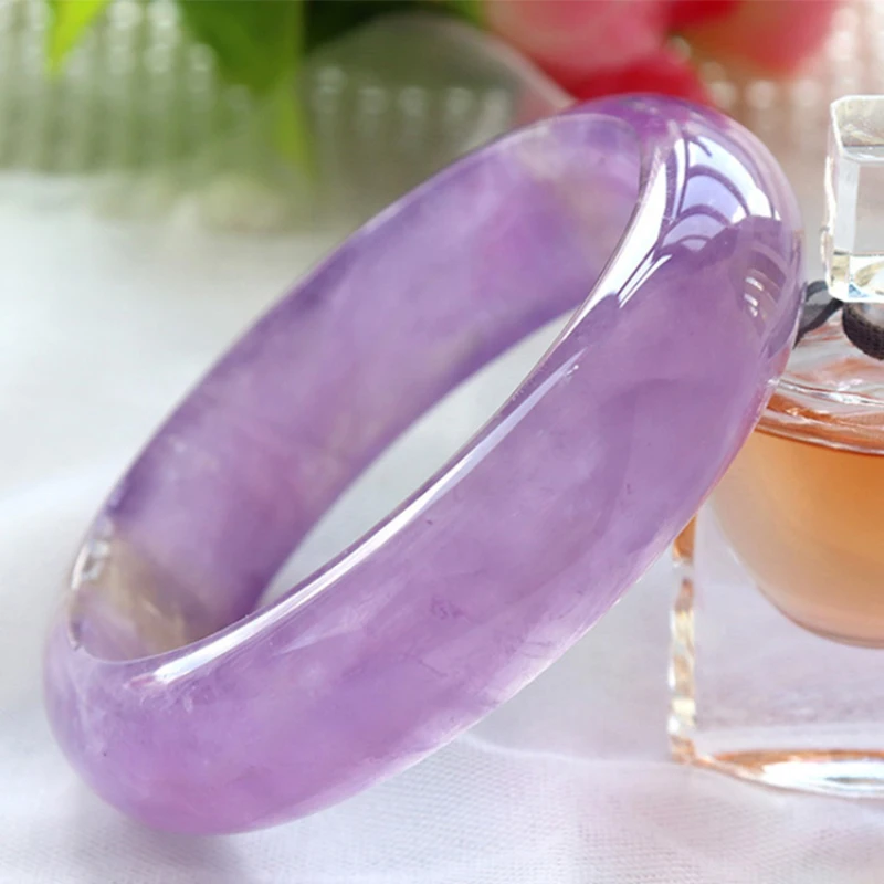 Natural Amethyst Bracelet Lavender Violet Water Bracelet Women\'s Fashion Versatile
