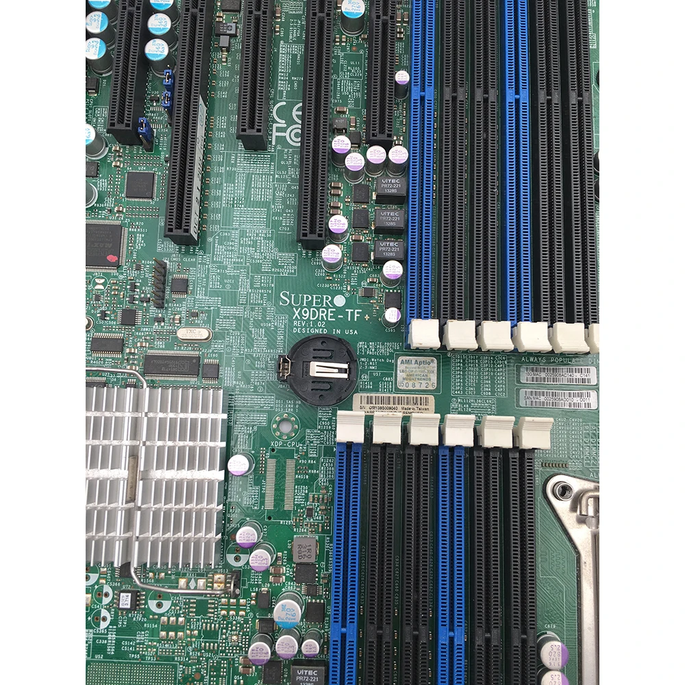 Original Workstation Motherboard For Supermicro  X79 6 Card Slots X9DRE-TF+