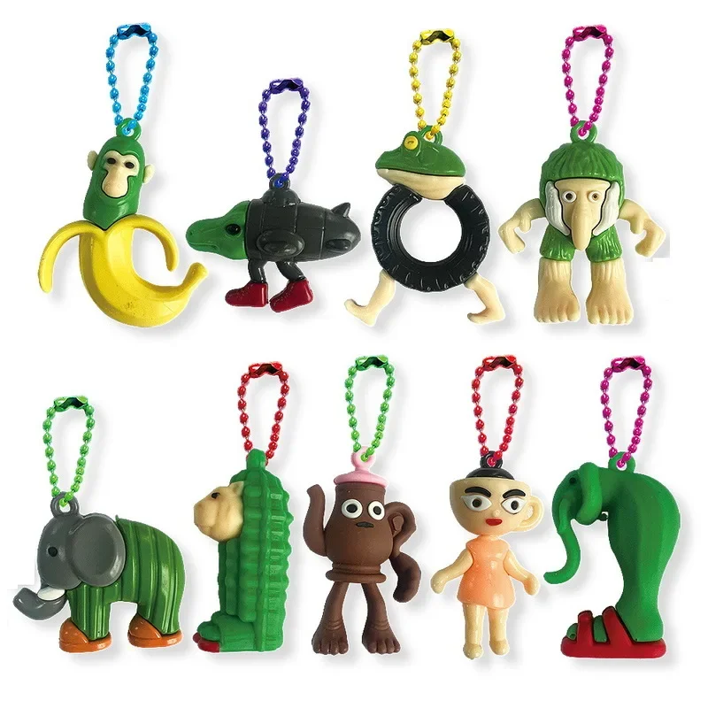 *** حار الكرتون الاتجاه الإيطالي دمية قلادة صندوق أعمى متعة تونغ تونغ صحور Tralalero Tralala Bombardiro تمساح مفاجأة هدية #4