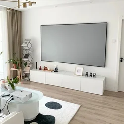 50-250 Inch ALR Grey Crystal Projector Screen Nano Optical 1CM Frame Projection For Long Throw Projector 4K 3D HD Curtain