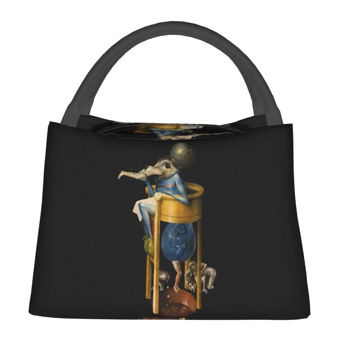 Hieronymus Bosch Devil On Night Chair Insulated Lunch Bag for Women Children Portable Food Boxes Thermal Lunch Box Tote