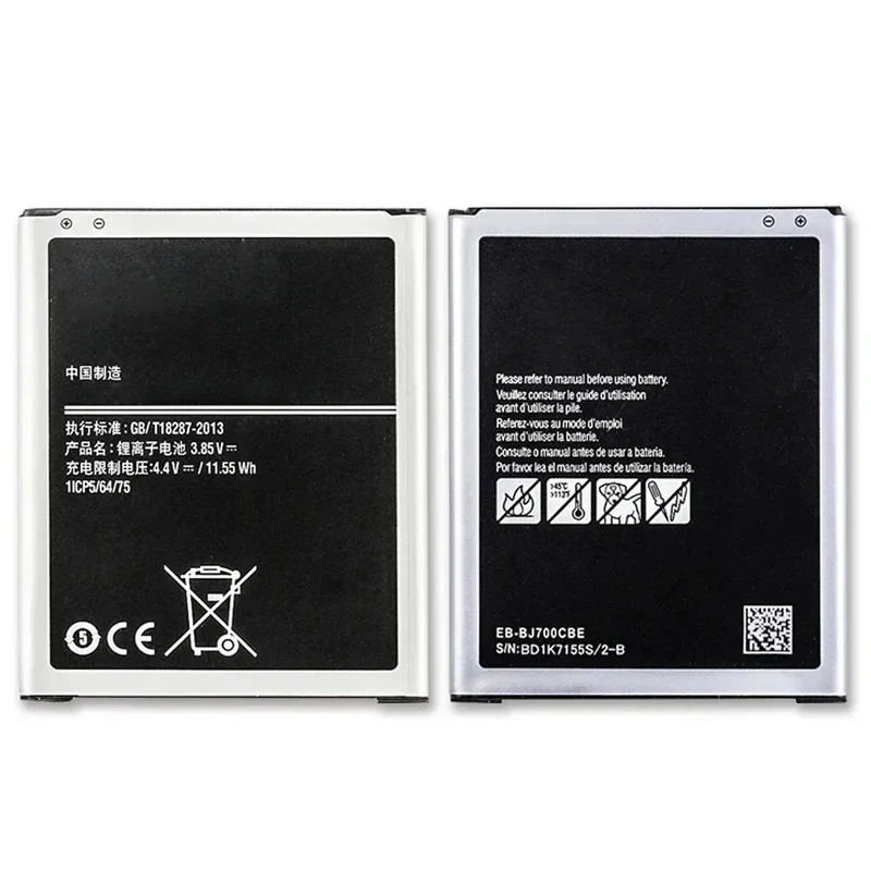 Battery EB-BJ700BBC EB-BJ700CBC EB-BJ700CBE For samsung GALAXY J7 J700F J7008 J7009 SM-J700H/DS J4 2018 SM-J700M 3000mA