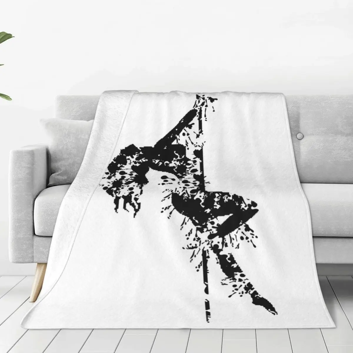 Pole Dance Cool Blankets Soft Warm Flannel Throw Blanket Plush for Bed Living room Picnic Travel Home Couch