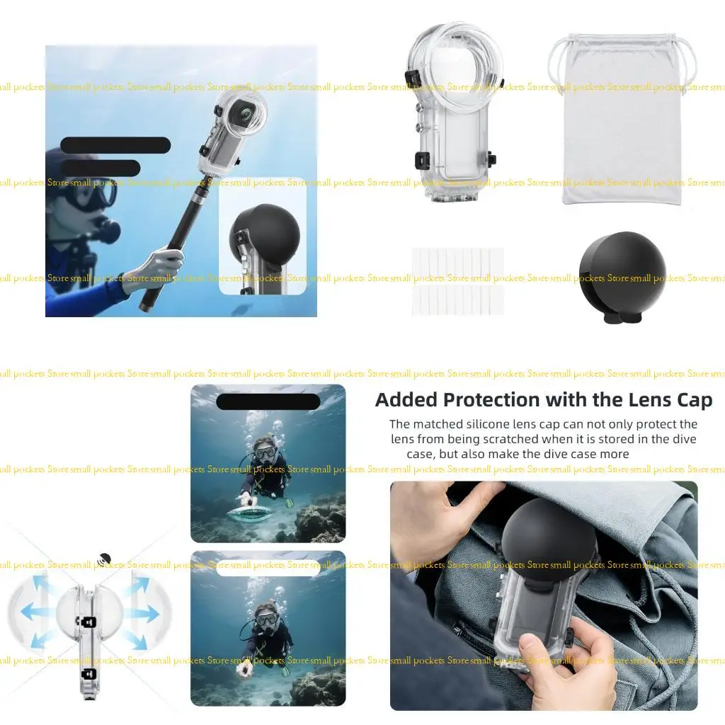 

R1WD отсутствие слепой метки водонепроницаемый корпус для камер действия 60 м функция быстрого отсоединения