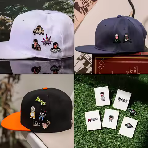 1-6pcs JUNIOR H Hat Pin Brooch - Cute Singer Badge - Collar Metal Pin - Hats, Bags, Fashion Accessories - Gifts for Friends