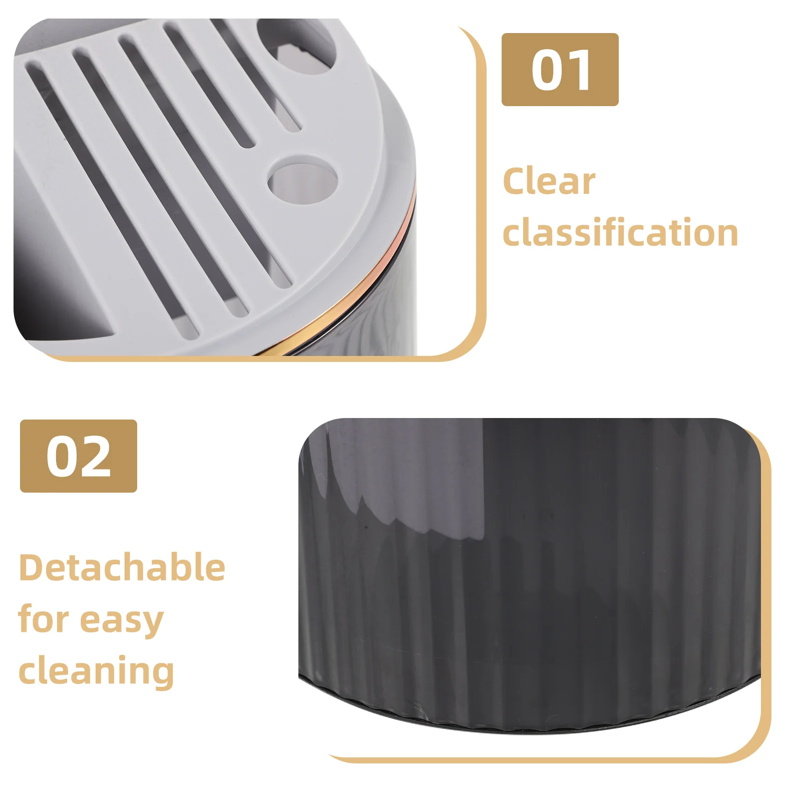 

Rotatable Knife Holder Multifunctional Kitchen Organizer Chopstick Spoon Stand Storage Box Travel Utensil Rack