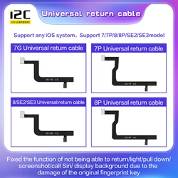 i2C 7/7P/8/8P/SE2/SE3 Return Cables Repair for Original Fingerprint Key Damaged Support All iOS System