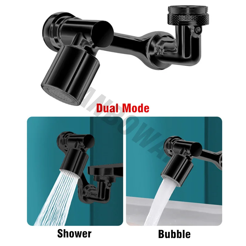 Brass 1080° Rotatable Faucet Spray Head Wash Basin Kitchen Tap Extender Adapter Universal Splash Filter Nozzle Faucets Sprayer