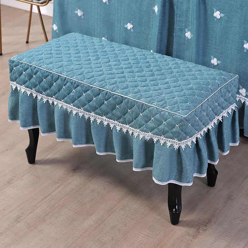 Piano Stool Cover Replace Shoes, Stool Cover Make Up Stool Cover Cushion, Seat Cushion, European Lace Cover