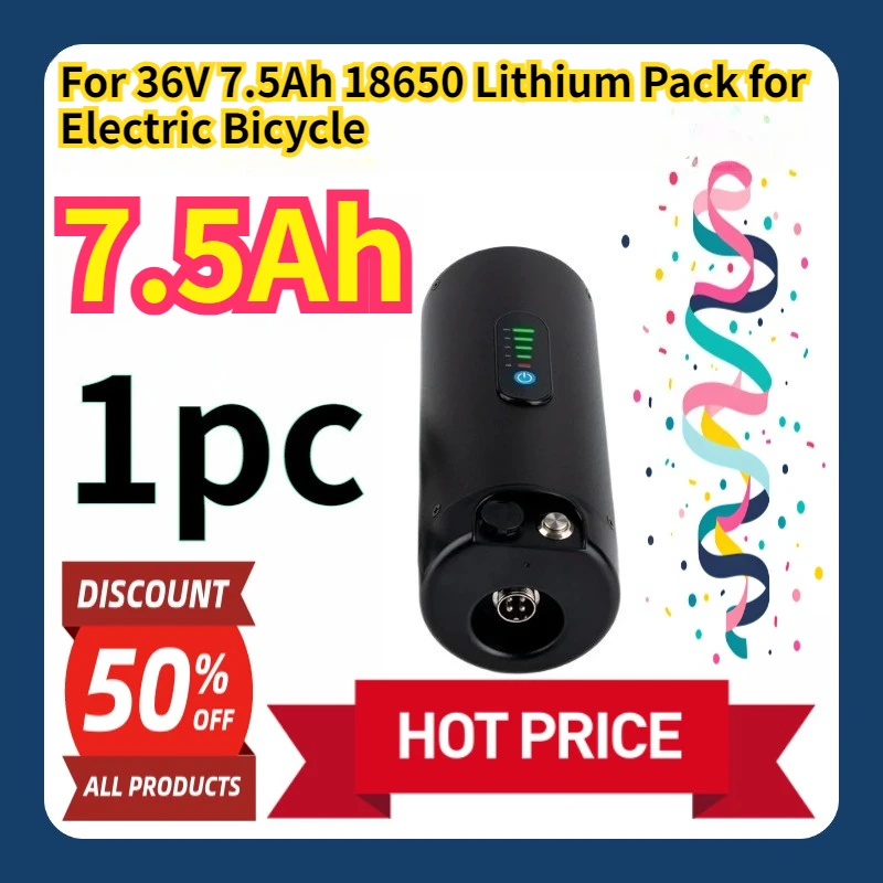 

For 36V 7.5Ah 18650 Lithium Pack for Electric Bicycle