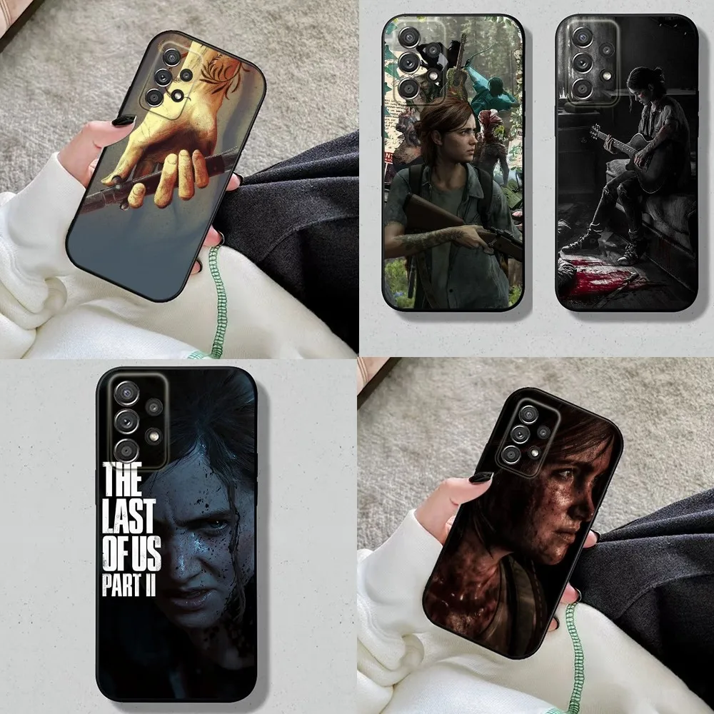 

The L-Last of U-Us 2 Phone Case For Samsung S24,S23,S22,S21,S20,S10,S10E,S9 Plus FE Note 20 Plus Soft Black Cover Shell