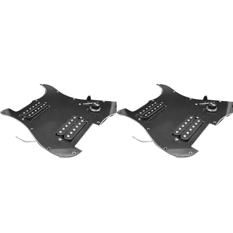 

【STOCK】2X ST SQ Electric Guitar Loaded Prewired Scratchplate Guitar Pickguard Electric Guitar Pickguard Pickup Assembly Black