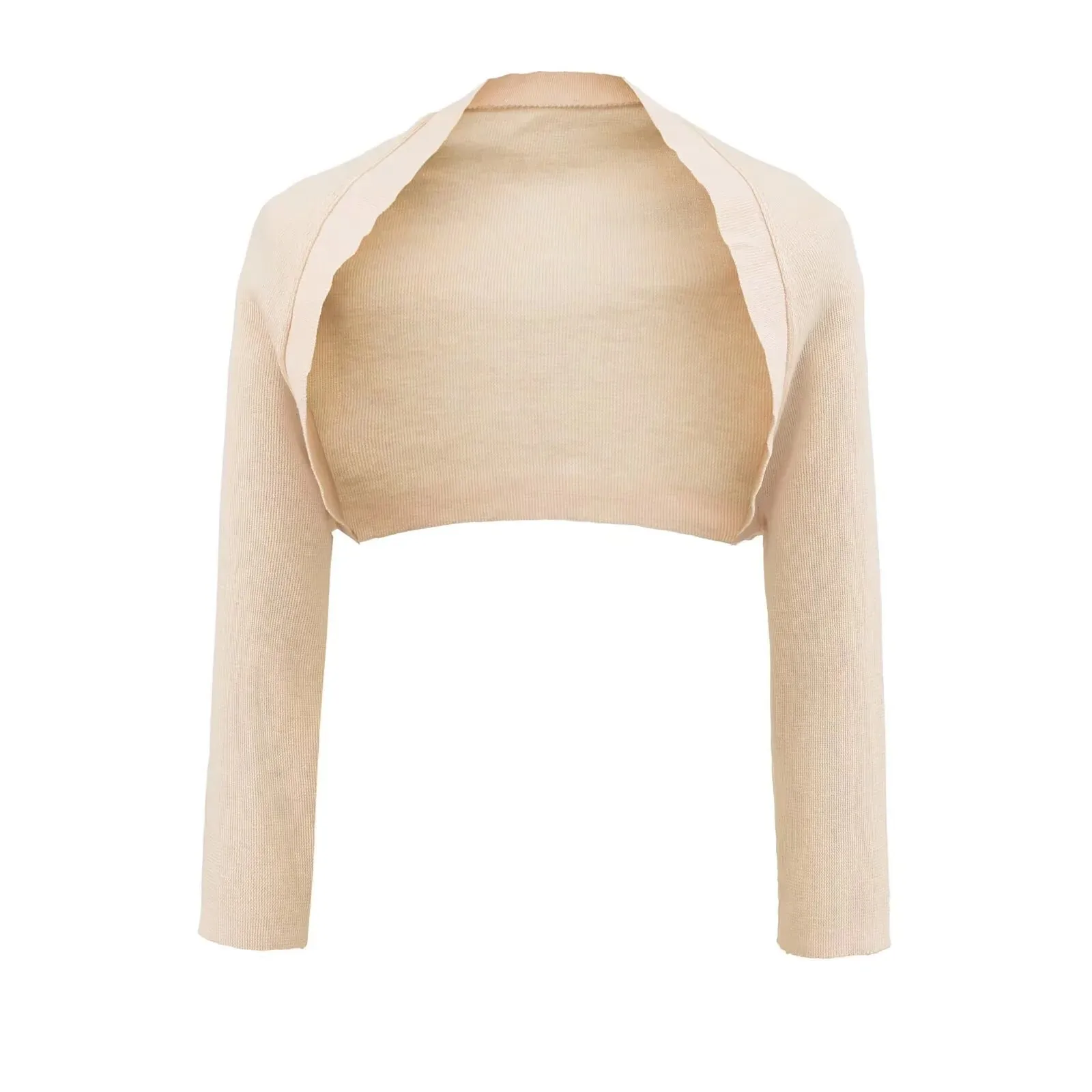 

Autumn Ultra Short Wool Sun Protection Shirt For Women Knitted Cardigan Shawl Long Sleeved Thin Sun Protection Fashion Vest 80O4