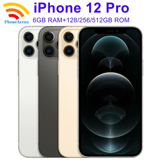 90% New Original iPhone 12 Pro 128GB 256GB 512GB ROM 6.1