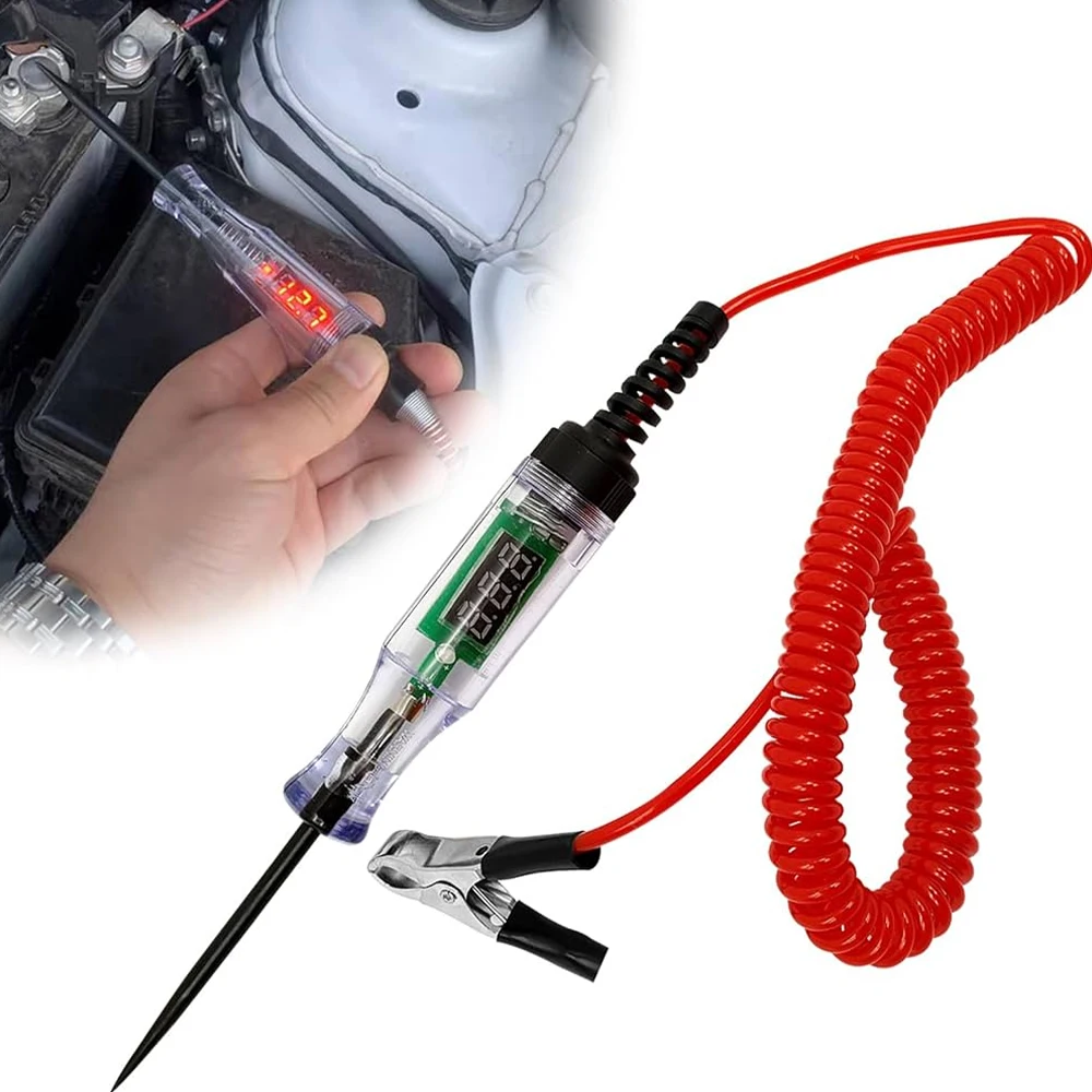 Testador de Voltagem Automotivo 3V-12V com Caneta de Diagnóstico para Carros, Caminhões e Motos