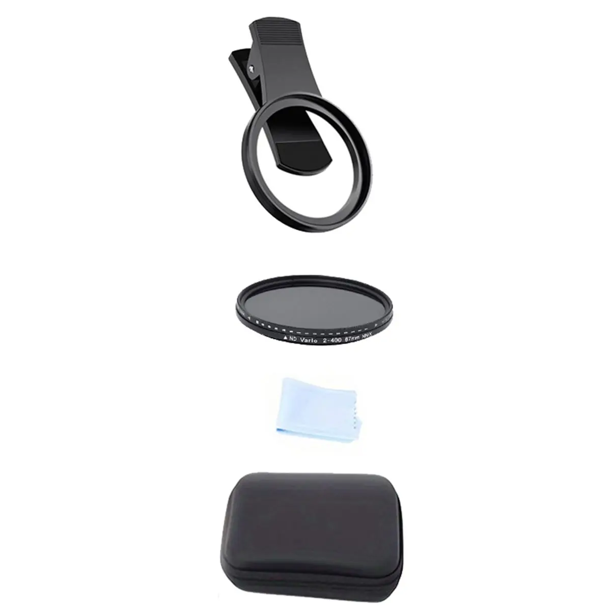 (BAAY) 52mm Lens Filter Adjustable Light Reduction Variable ND Filter Phone DSLRs Smartphones Photography Accessories