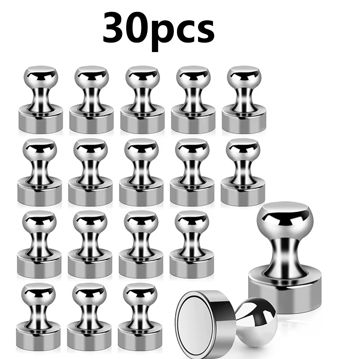 20/30x Magnetic Pins Neodymium Magnets Pin Board Magnet For Board Cone Magnets Super Strong Fridge Magnets For Home Storage Tool