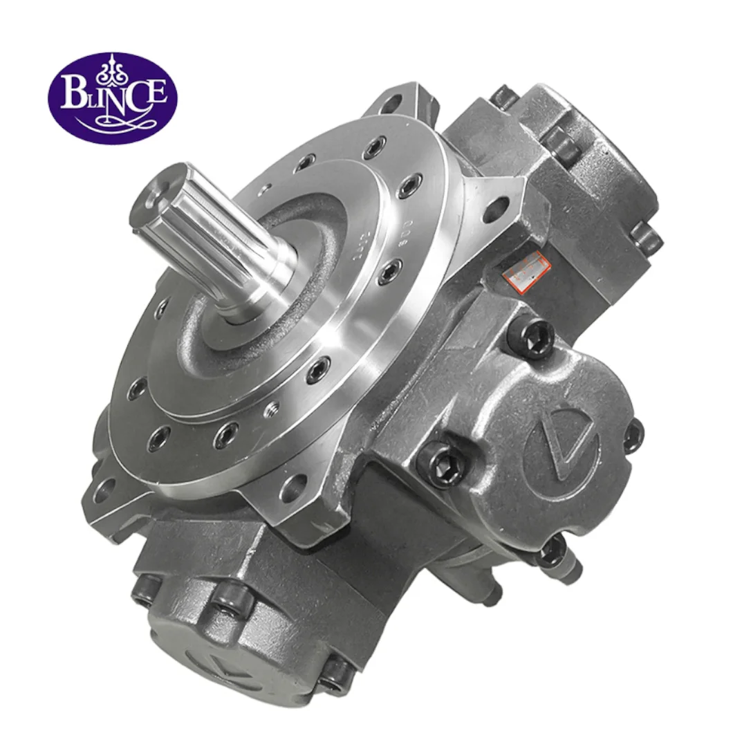 High-torque NHM8 Series NHM8-700 NHM8-1000 Intermot Five Star Radial Piston Hydraulic Motor for Injection Molding Machine