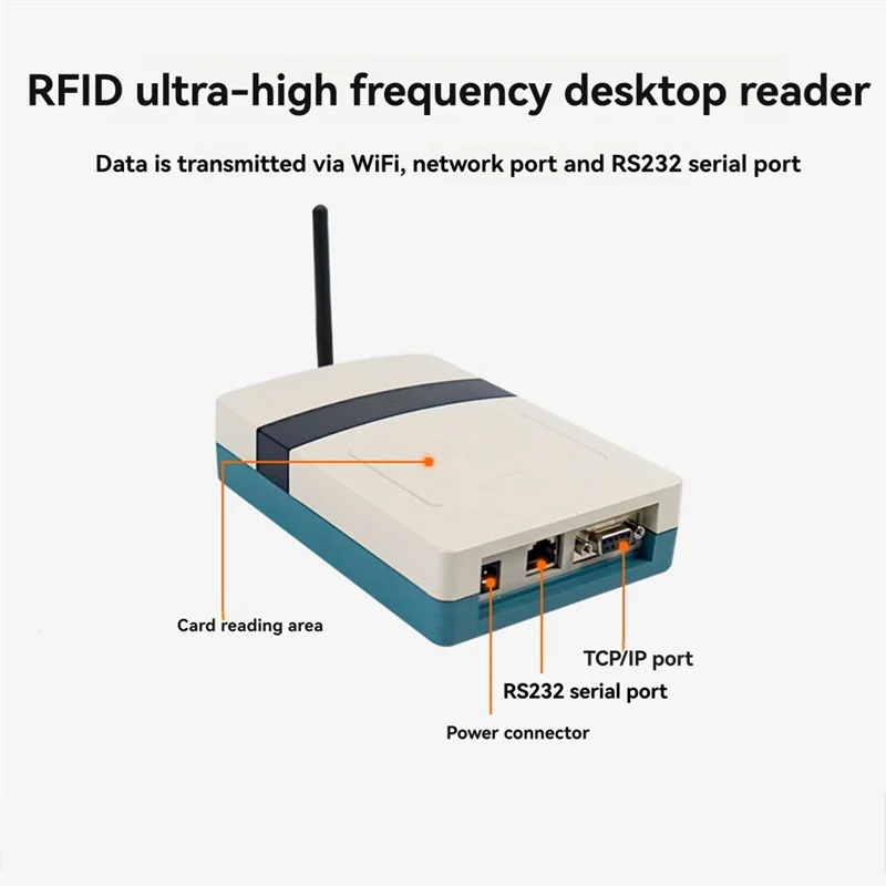 Y45A-ISO18000-6C RFID UHF Reader Read 2M 860Mhz 960Mhz RFID Passive Tag Writer Reader TCP/IP WIFI UHF RFID Tag Reader