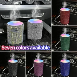 Bling Rhinestone Car Diffuser Humidifier USB Car Essential Oil Car Portable Mini Humidifier For Car, Office, Room