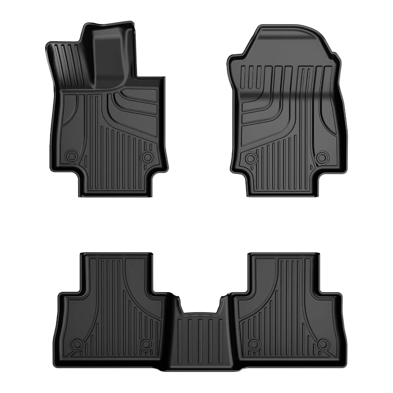 

7PCS Floor Mats & Carpet Mats Fit for 2015-2021 Lexus NX All Weather TPE Protection Car Floor Mats 1st & 2nd Row Anti Skid Liner