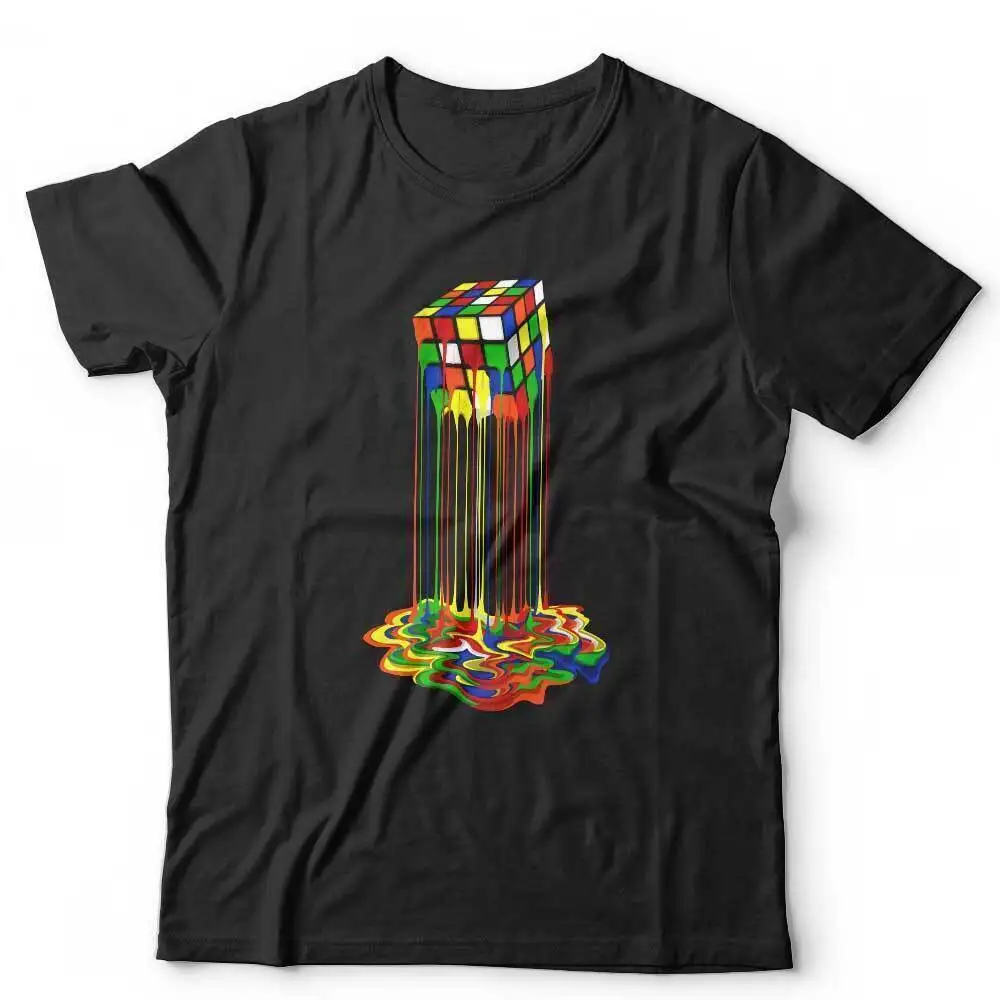 Melted  Tshirt Unisex & Kids Puzzle Melting Toy Retro Vintage