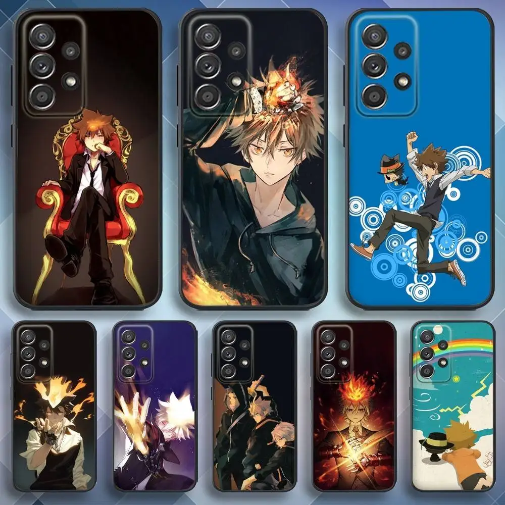 

K-Katekyo Hitman Reborn Phone Case For Samsung S25,S24,S21,S22,S23,S30,Ultra,S20,Plus,Fe,Lite,Note,10,9,5G Black Cover