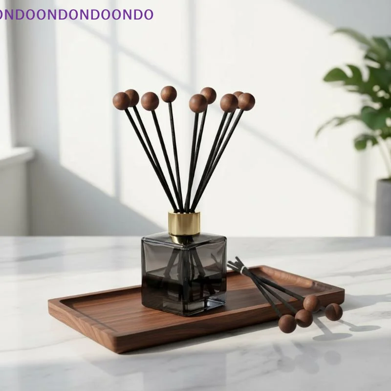 10Pcs Natural Fiber Reed Diffuser Replacement Sticks Aromatherapy Refill for Home Hotel Airbnb Fragrance Use