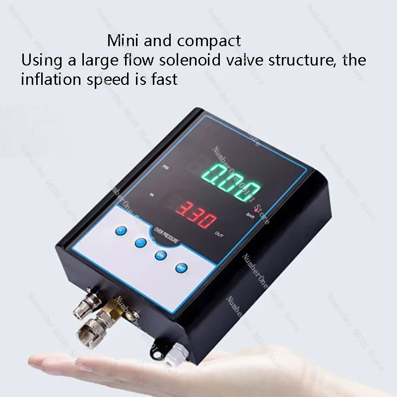 Fully Automatic Tire Inflator Wall-Mounted Digital Display Air Pump Tire Shop Auto Repair Shop Inflation Equipment