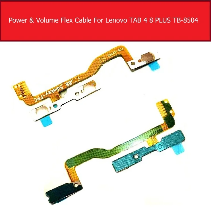 Volume Power Flex Cable For Lenovo Tab 4 8 Plus TB-8504X TB-8504 TB-8504P ZA2B0050RU P3588 Volume On off Power Control Ribbon