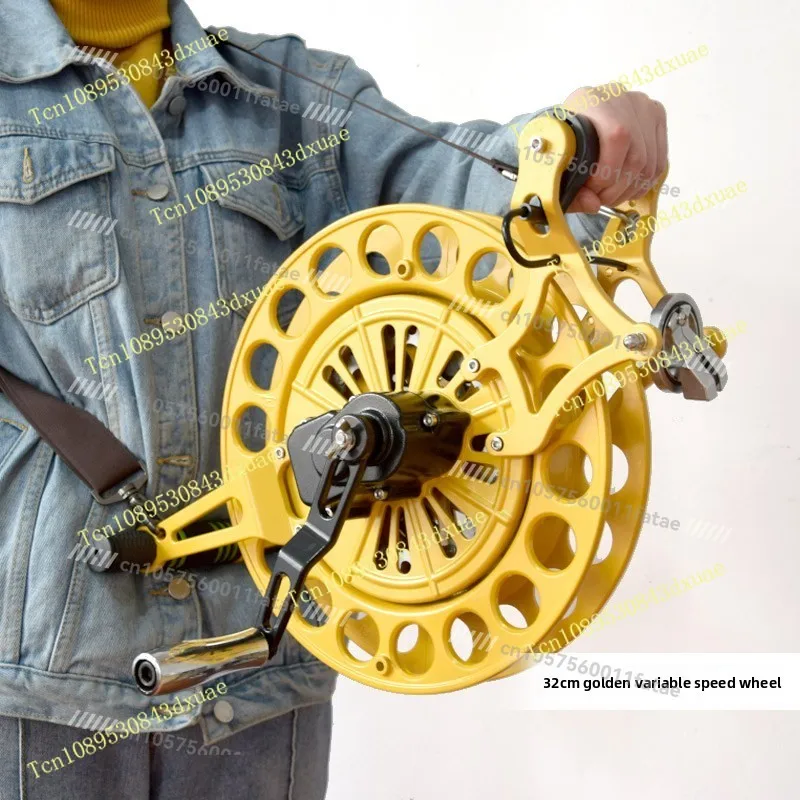 Alloy 4-speed Wheel Disc Brakes, Anti-reversing Wheels, Large Kites Help To Release The Back Wheels